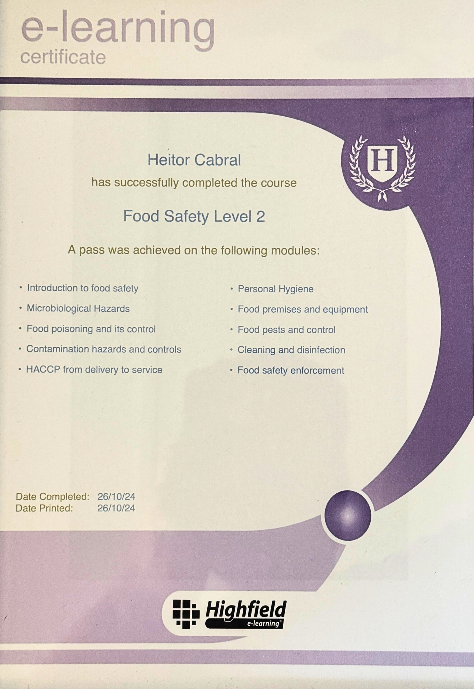 E learning - Hector
